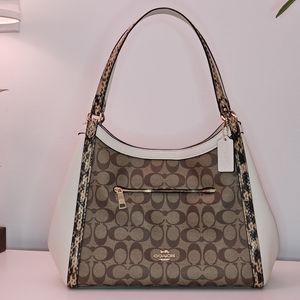 Coach Kristy Shoulder Bag in Colorblock Signature Canvas